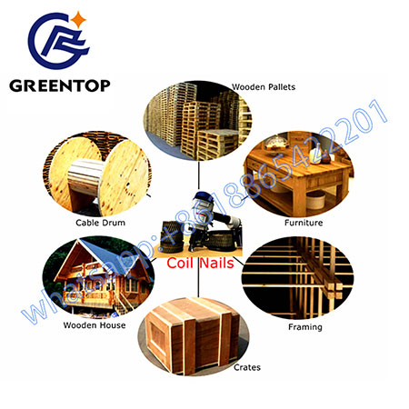 2.1mmX38mm Smooth Coil Nail